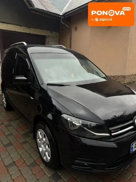 Volkswagen Caddy, 2016 р., Дизель, 279 тис. км, Мінівен, Чорний, Тячів AT-10406799 фото