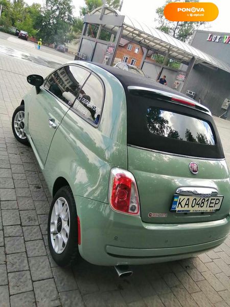 Fiat 500C, 2015, Бензин, 1.4 л., 147 тыс. км, Кабриолет, Зеленый, Ивано Франковск Cars-Pr-130435 фото