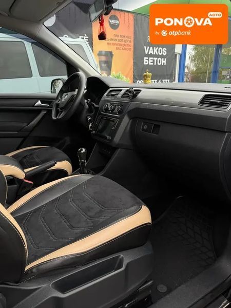Volkswagen Caddy, 2016 р., Дизель, 279 тис. км, Мінівен, Чорний, Тячів AT-10406799 фото