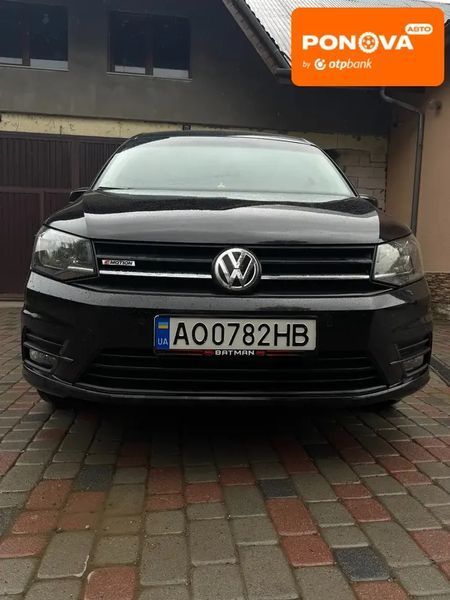 Volkswagen Caddy, 2016 р., Дизель, 279 тис. км, Мінівен, Чорний, Тячів AT-10406799 фото