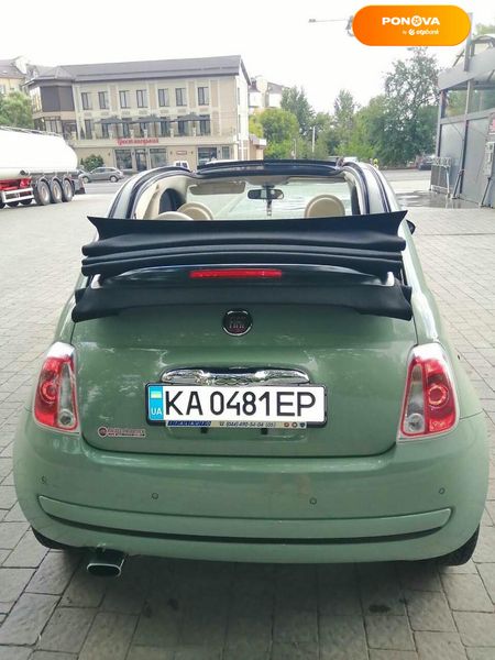 Fiat 500C, 2015, Бензин, 1.4 л., 147 тыс. км, Кабриолет, Зеленый, Ивано Франковск Cars-Pr-130435 фото