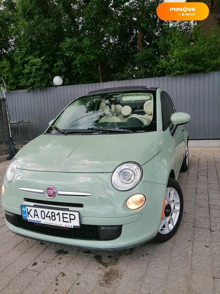 Fiat 500C, 2015, Бензин, 1.4 л., 147 тыс. км, Кабриолет, Зеленый, Ивано Франковск Cars-Pr-130435 фото