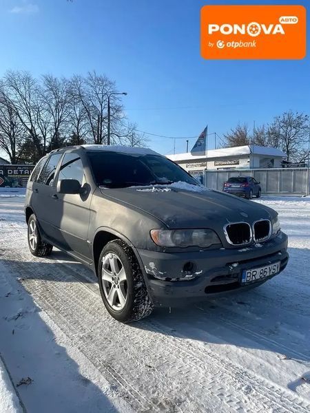 BMW X5, 2003 р., Дизель, 333 тис. км, Позашляховик / Кросовер, Сірий, Запоріжжя AT-10409131 фото