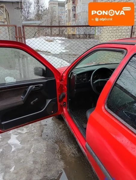 Volkswagen Golf, 1993 р., Бензин, 124 тис. км, Хетчбек, Червоний, Зарічне AT-10412595 фото