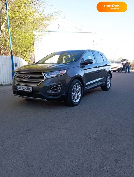 Ford Edge, 2016, Газ пропан-бутан / Бензин, 2 л., 56 тис. км, Позашляховик / Кросовер, Сірий, Біла Церква Cars-Pr-63941 фото