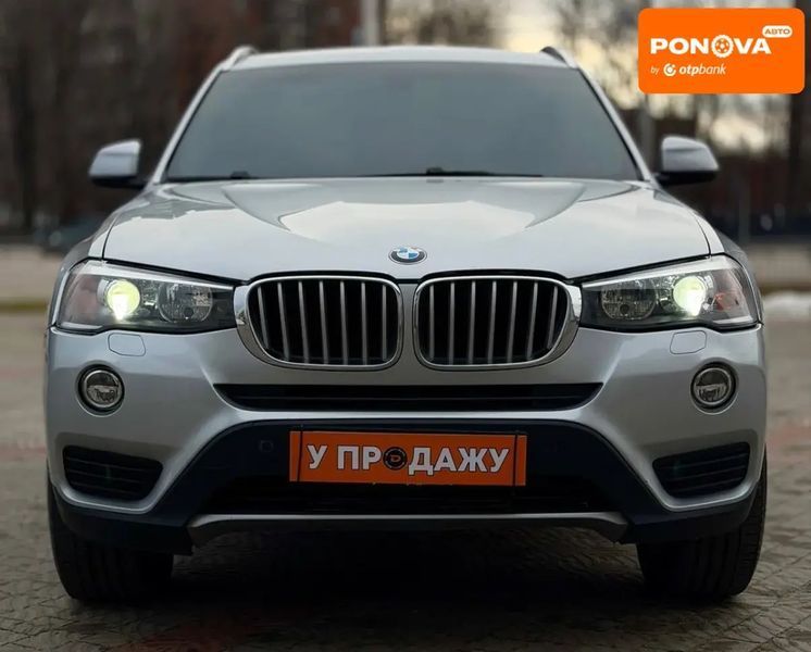BMW X3, 2017 р., Бензин, 186 тис. км, Позашляховик / Кросовер, Сірий, Дніпро (Дніпропетровськ) AT-10411412 фото