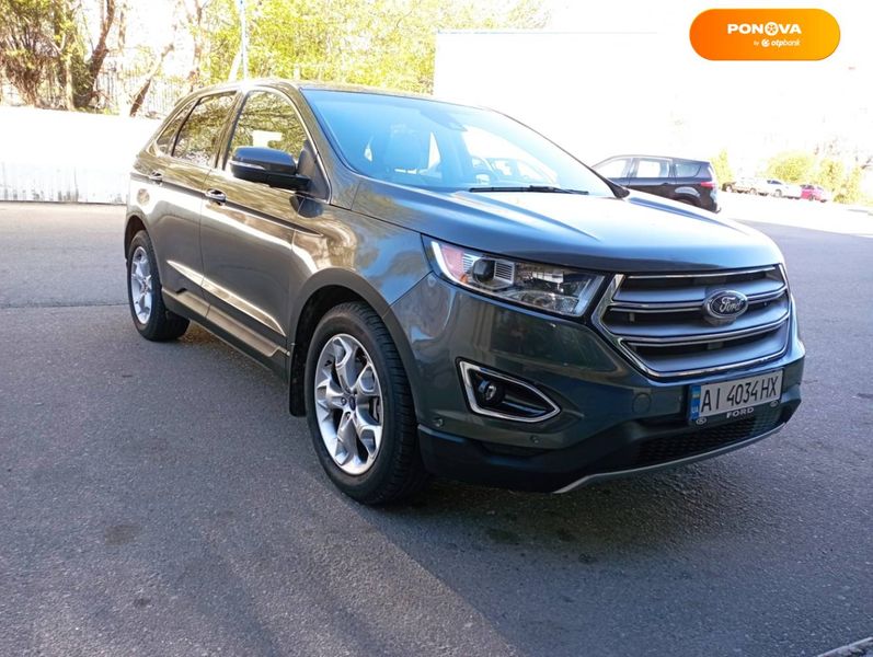 Ford Edge, 2016, Газ пропан-бутан / Бензин, 2 л., 56 тис. км, Позашляховик / Кросовер, Сірий, Біла Церква Cars-Pr-63941 фото