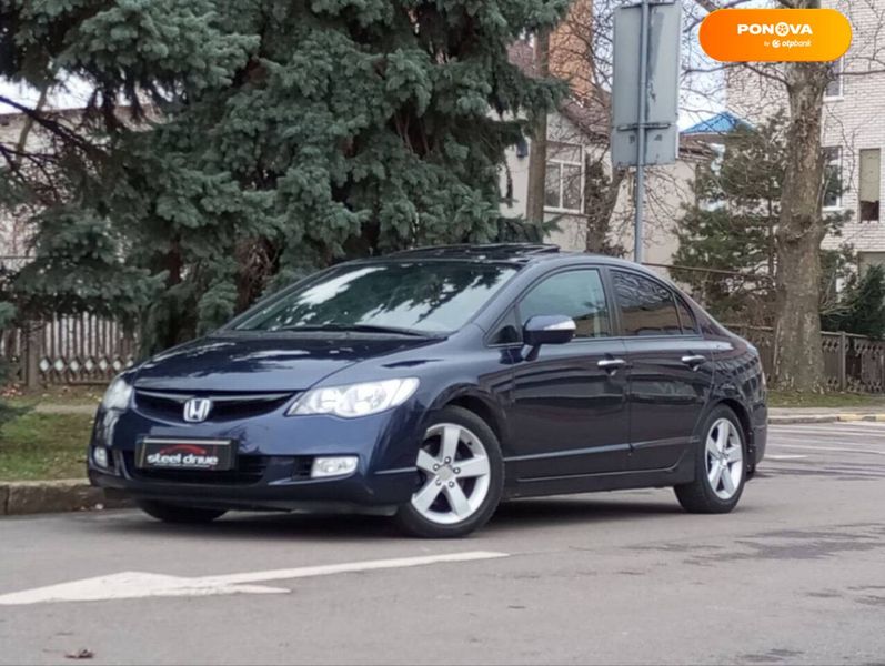 Honda Civic, 2008, Бензин, 1.8 л., 282 тис. км, Седан, Синій, Миколаїв 8891 фото