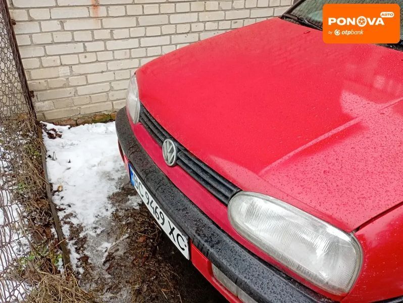 Volkswagen Golf, 1993 р., Бензин, 124 тис. км, Хетчбек, Червоний, Зарічне AT-10412595 фото