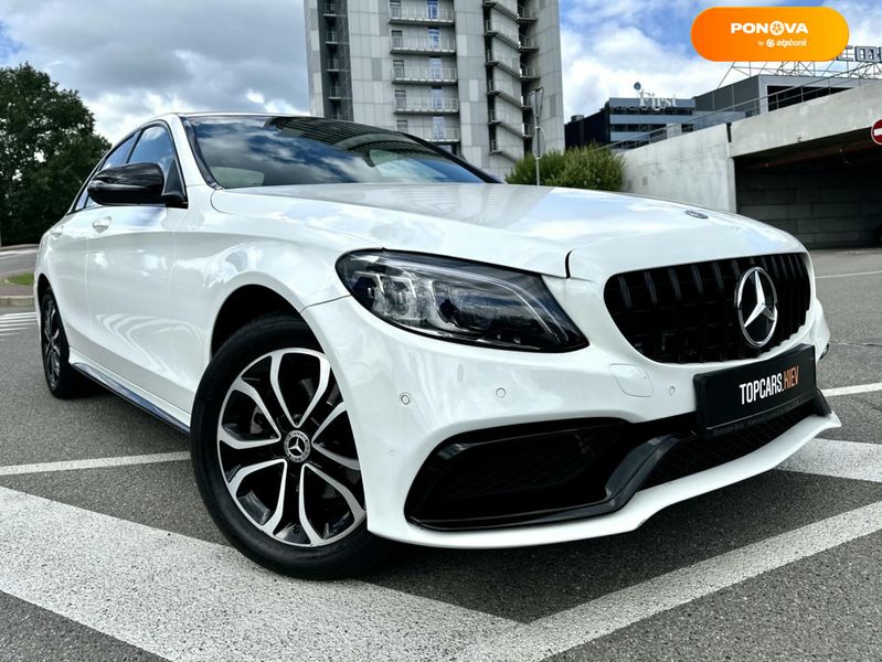 Mercedes-Benz C-Class, 2018, Бензин, 1.5 л., 57 тис. км, Седан, Білий, Київ 109207 фото