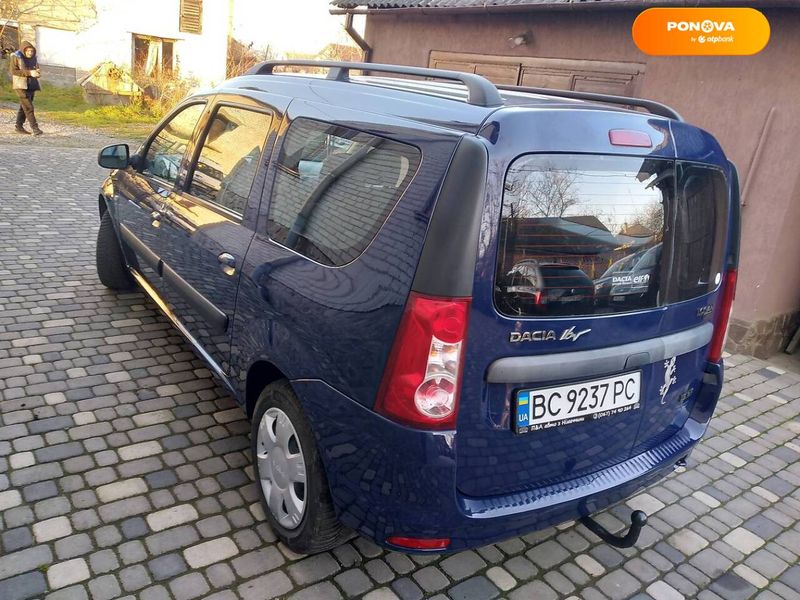 Dacia Logan, 2009, Бензин, 1.6 л., 187 тис. км, Універсал, Синій, Ходорів Cars-Pr-65346 фото