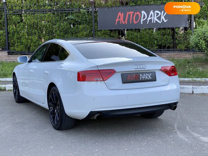 Audi A5 Sportback, 2013, Бензин, 1.98 л., 127 тис. км, Ліфтбек, Білий, Київ 102283 фото