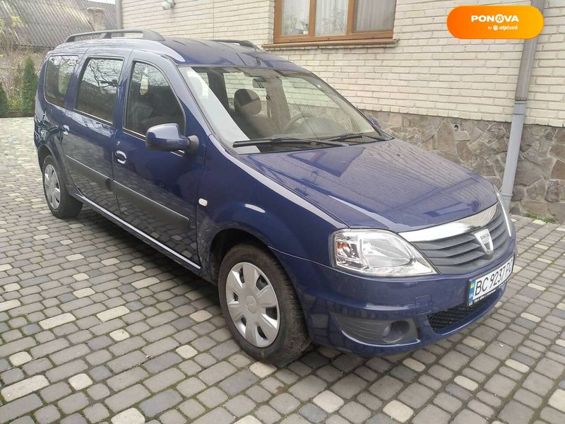 Dacia Logan, 2009, Бензин, 1.6 л., 187 тис. км, Універсал, Синій, Ходорів Cars-Pr-65346 фото