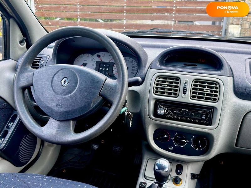 Renault Clio Symbol, 2003, Газ / Бензин, 1.4 л., 155 тис. км, Седан, Сірий, Стрий 109651 фото