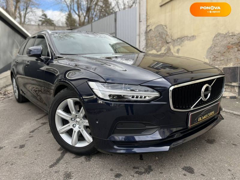 Volvo V90, 2017, Дизель, 2 л., 186 тис. км, Універсал, Синій, Київ 45727 фото