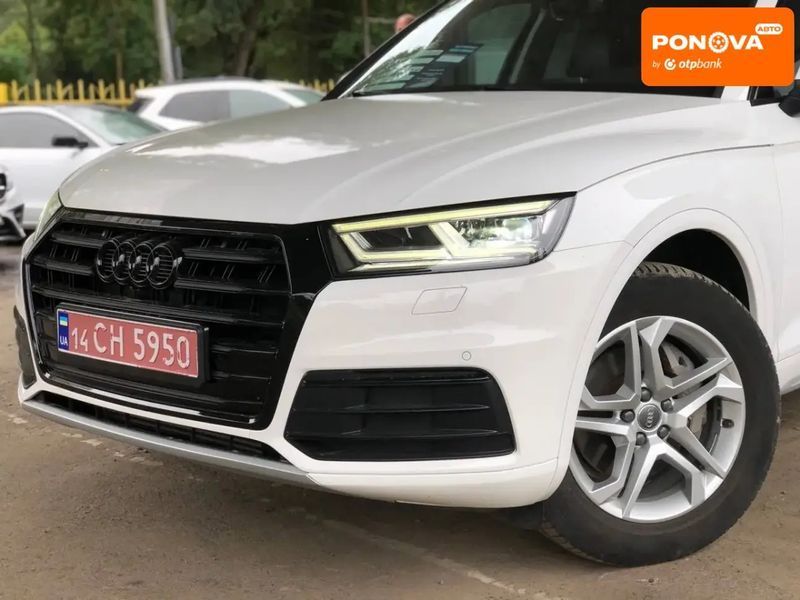 Audi Q5, 2018 р., Бензин, 159 тис. км, Позашляховик / Кросовер, Білий, Львів AT-10402315 фото