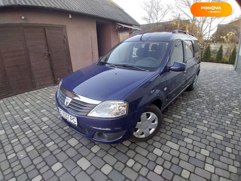 Dacia Logan, 2009, Бензин, 1.6 л., 187 тис. км, Універсал, Синій, Ходорів Cars-Pr-65346 фото