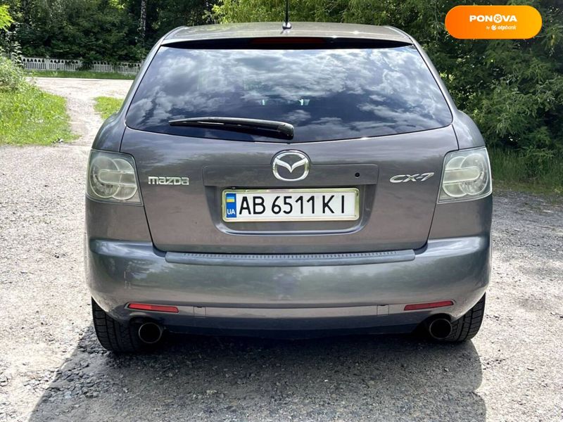 Mazda CX-7, 2007, Газ пропан-бутан / Бензин, 2.26 л., 122 тис. км, Позашляховик / Кросовер, Сірий, Вінниця Cars-Pr-64470 фото