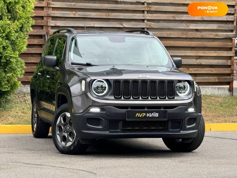 Jeep Renegade, 2016, Бензин, 2.36 л., 95 тис. км, Позашляховик / Кросовер, Сірий, Київ 107216 фото