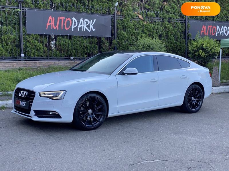 Audi A5 Sportback, 2013, Бензин, 1.98 л., 127 тыс. км, Лифтбек, Белый, Киев 102283 фото