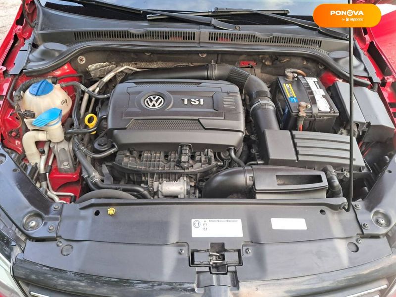 Volkswagen Jetta, 2014, Бензин, 1.8 л., 267 тис. км, Седан, Червоний, Запоріжжя Cars-Pr-68938 фото