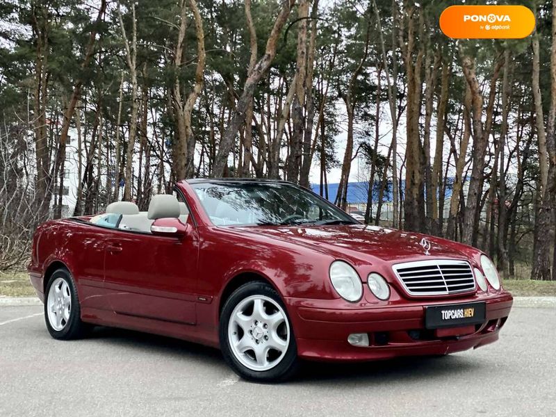 Mercedes-Benz CLK-Class, 2002, Бензин, 81 тыс. км, Кабриолет, Красный, Киев 9382 фото