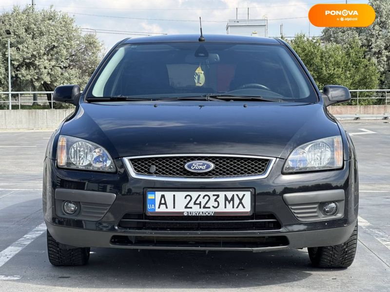 Ford Focus, 2007, Бензин, 1.8 л., 330 тис. км, Хетчбек, Чорний, Київ 110366 фото