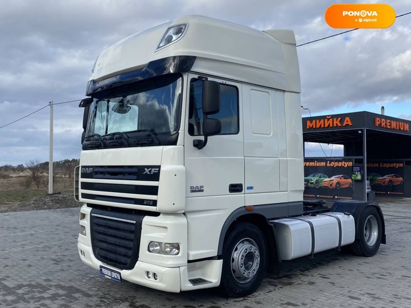 DAF XF, 2013, Дизель, 12.9 л., 981 тис. км, Тягач, Білий, Лопатин 52354 фото