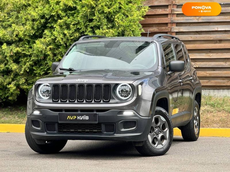 Jeep Renegade, 2016, Бензин, 2.36 л., 95 тис. км, Позашляховик / Кросовер, Сірий, Київ 107216 фото