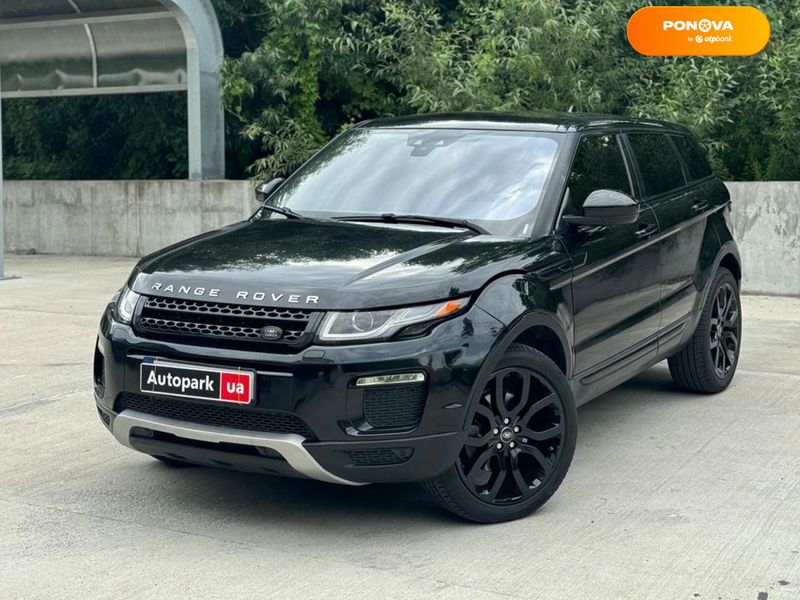 Land Rover Range Rover Evoque, 2015, Бензин, 2 л., 76 тыс. км, Внедорожник / Кроссовер, Чорный, Киев 107044 фото