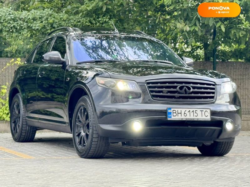 Infiniti FX 35, 2008, Бензин, 3.5 л., 234 тис. км, Позашляховик / Кросовер, Чорний, Одеса 52224 фото