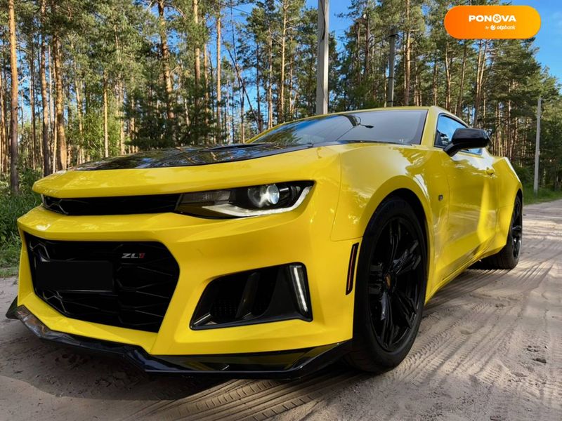 Chevrolet Camaro, 2016, Бензин, 3.6 л., 138 тыс. км, Купе, Желтый, Киев Cars-Pr-57603 фото