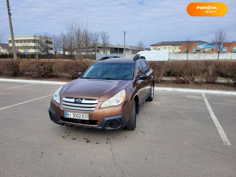 Subaru Outback, 2013, Бензин, 2.46 л., 263 тис. км, Універсал, Коричневий, Полтава Cars-Pr-67244 фото