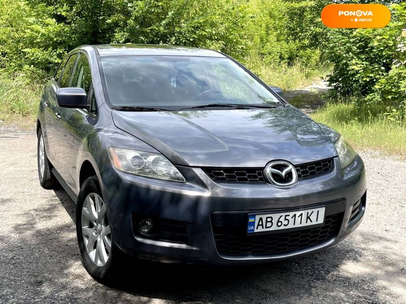 Mazda CX-7, 2007, Газ пропан-бутан / Бензин, 2.26 л., 122 тис. км, Позашляховик / Кросовер, Сірий, Вінниця Cars-Pr-64470 фото