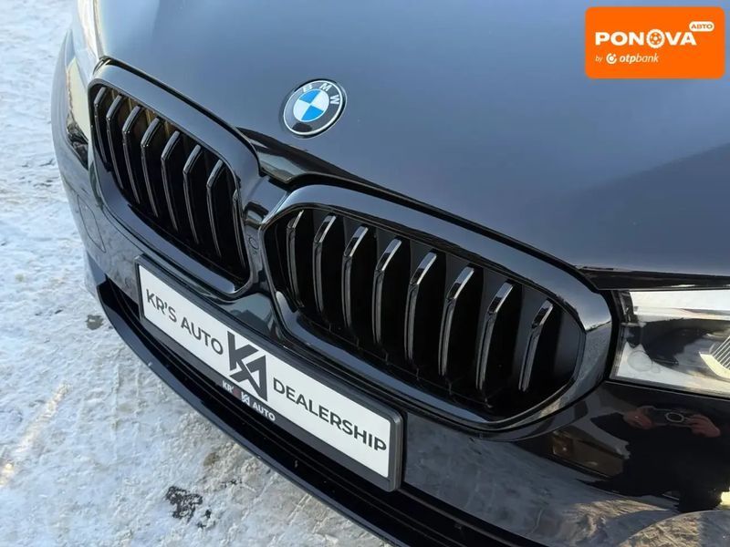 BMW 5 Series, 2022 р., Бензин, 106 тис. км, Седан, Чорний, Харків AT-10407393 фото