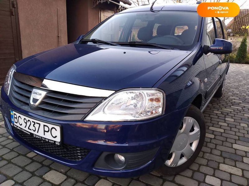 Dacia Logan, 2009, Бензин, 1.6 л., 187 тис. км, Універсал, Синій, Ходорів Cars-Pr-65346 фото