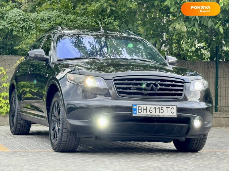 Infiniti FX 35, 2008, Бензин, 3.5 л., 234 тис. км, Позашляховик / Кросовер, Чорний, Одеса 52224 фото