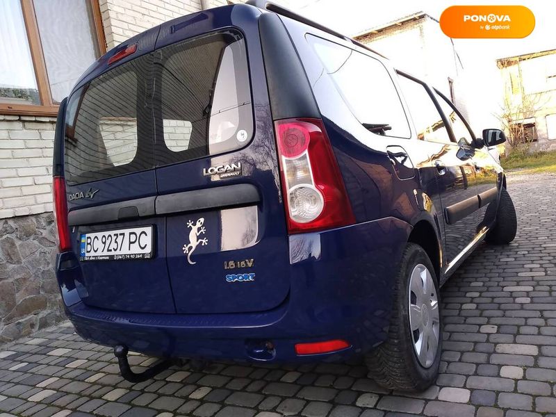 Dacia Logan, 2009, Бензин, 1.6 л., 187 тис. км, Універсал, Синій, Ходорів Cars-Pr-65346 фото