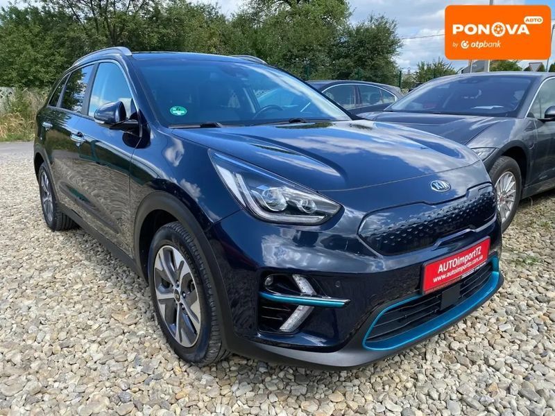 Kia Niro, 2020 г., Електро, 97 тыс. км, Внедорожник / Кроссовер, Синий, Сопошин AT-10399968 фото
