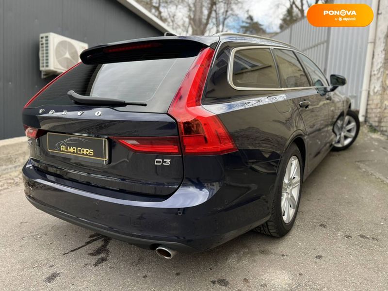 Volvo V90, 2017, Дизель, 2 л., 186 тис. км, Універсал, Синій, Київ 45727 фото