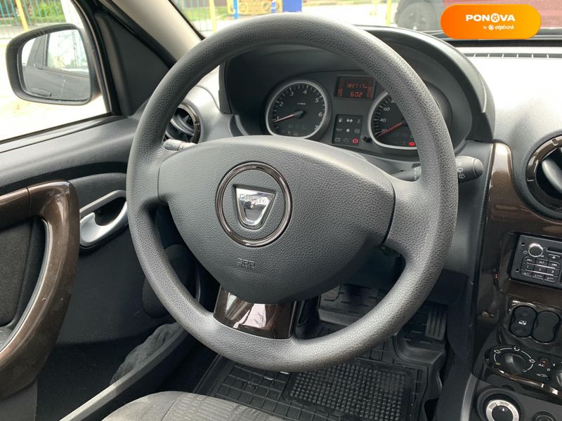 Dacia Duster, 2012, Бензин, 1.6 л., 182 тис. км, Позашляховик / Кросовер, Чорний, Харків 52281 фото