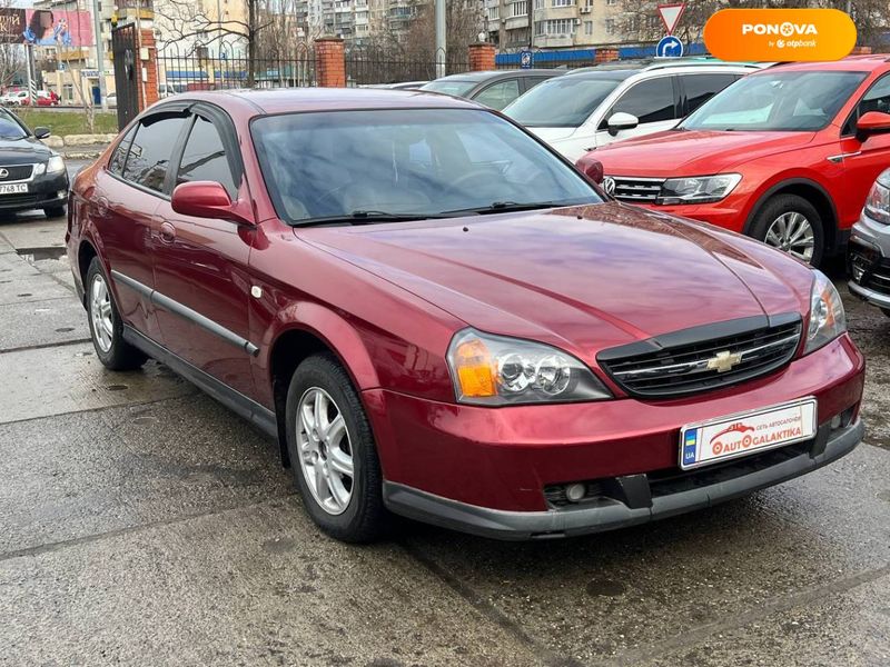 Chevrolet Evanda, 2004, Бензин, 2 л., 186 тис. км, Седан, Червоний, Одеса 12280 фото