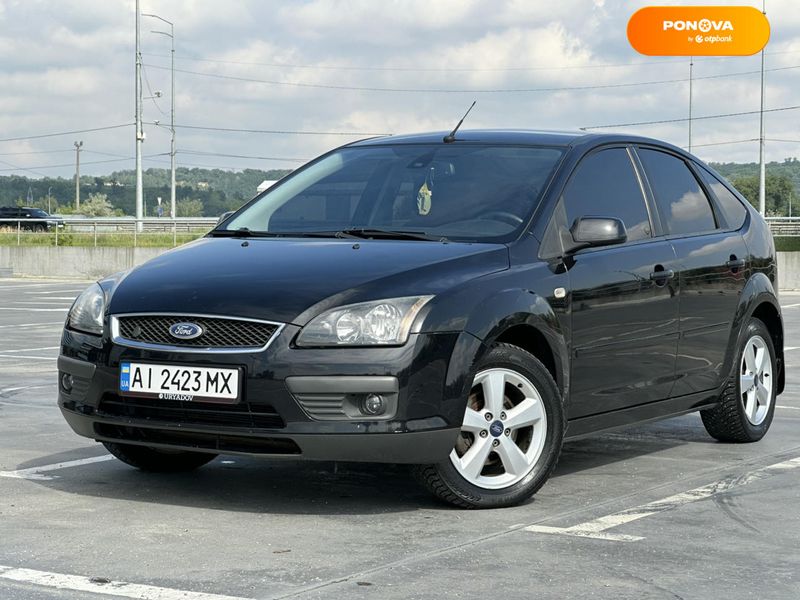 Ford Focus, 2007, Бензин, 1.8 л., 330 тыс. км, Хетчбек, Чорный, Киев 110366 фото