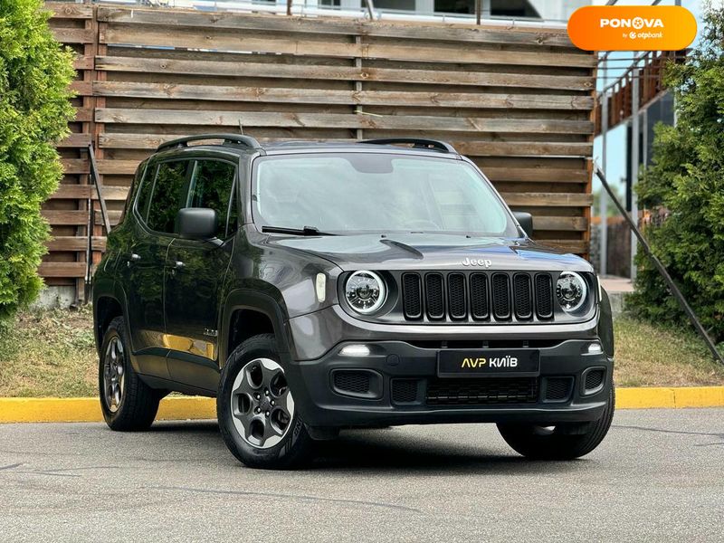 Jeep Renegade, 2016, Бензин, 2.36 л., 95 тис. км, Позашляховик / Кросовер, Сірий, Київ 107216 фото