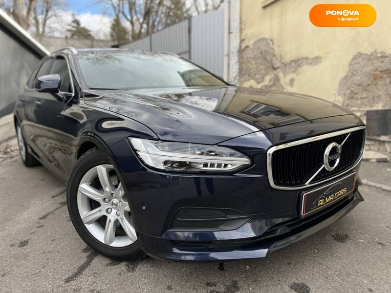 Volvo V90, 2017, Дизель, 2 л., 186 тыс. км, Универсал, Синий, Киев 45727 фото