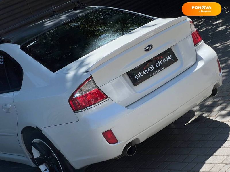 Subaru Legacy, 2008, Газ пропан-бутан / Бензин, 1.99 л., 173 тыс. км, Седан, Белый, Одесса 50664 фото