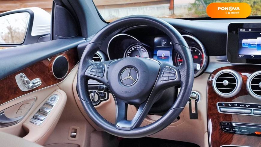 Mercedes-Benz GLC-Class, 2018, Бензин, 1.99 л., 77 тис. км, Позашляховик / Кросовер, Білий, Київ 46438 фото