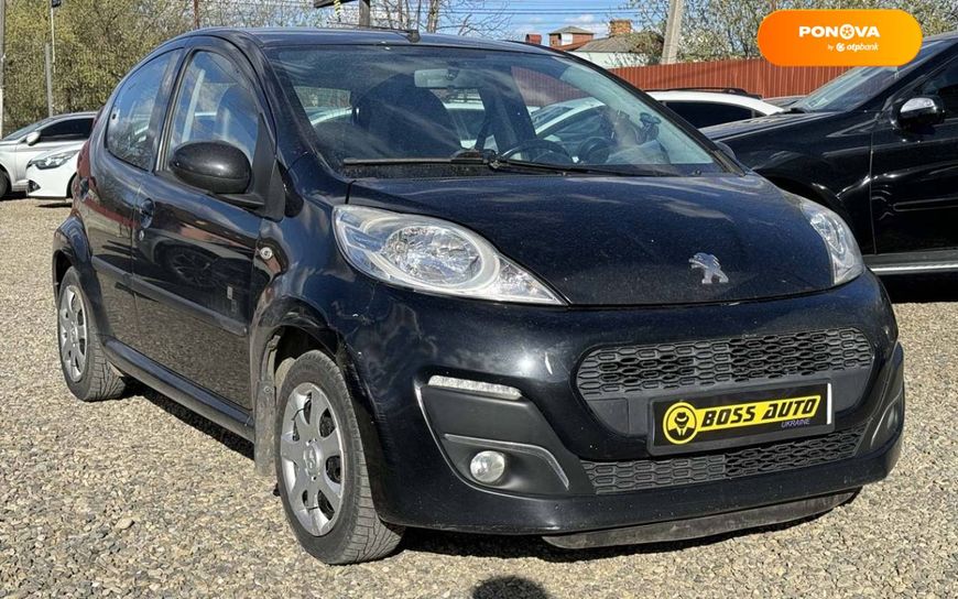 Peugeot 107, 2012, Бензин, 1 л., 151 тис. км, Хетчбек, Чорний, Коломия 33739 фото