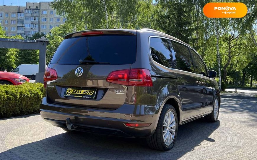 Volkswagen Sharan, 2011, Дизель, 1.97 л., 240 тыс. км, Минивен, Коричневый, Львов 28407 фото