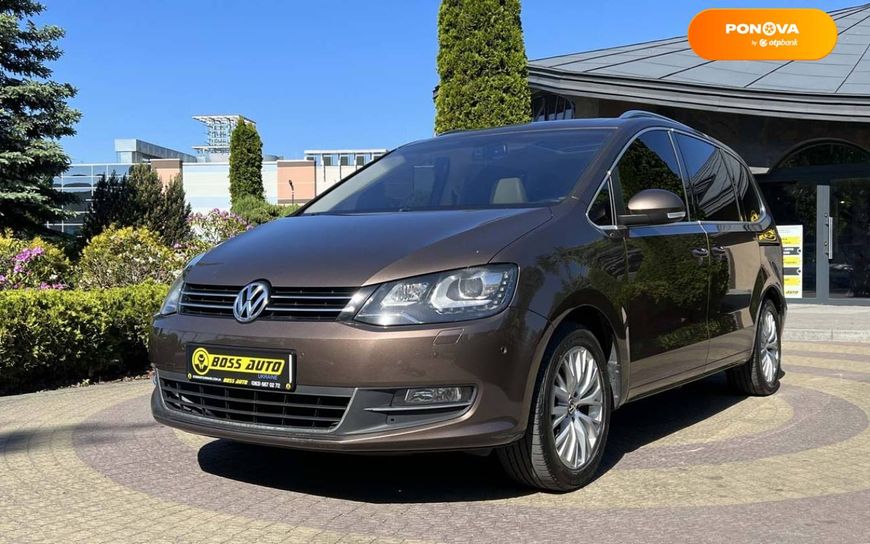 Volkswagen Sharan, 2011, Дизель, 1.97 л., 240 тыс. км, Минивен, Коричневый, Львов 28407 фото